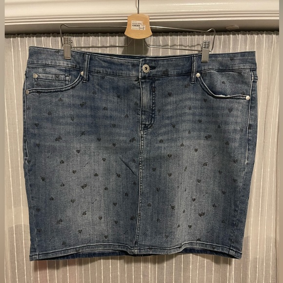 Denim Mini Skirt - Picture 1 of 3